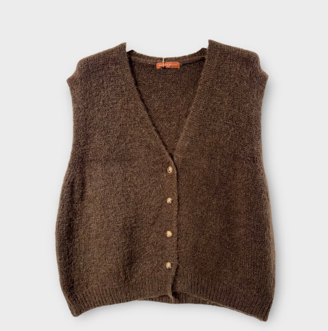 Gilet sans manches kid mohair