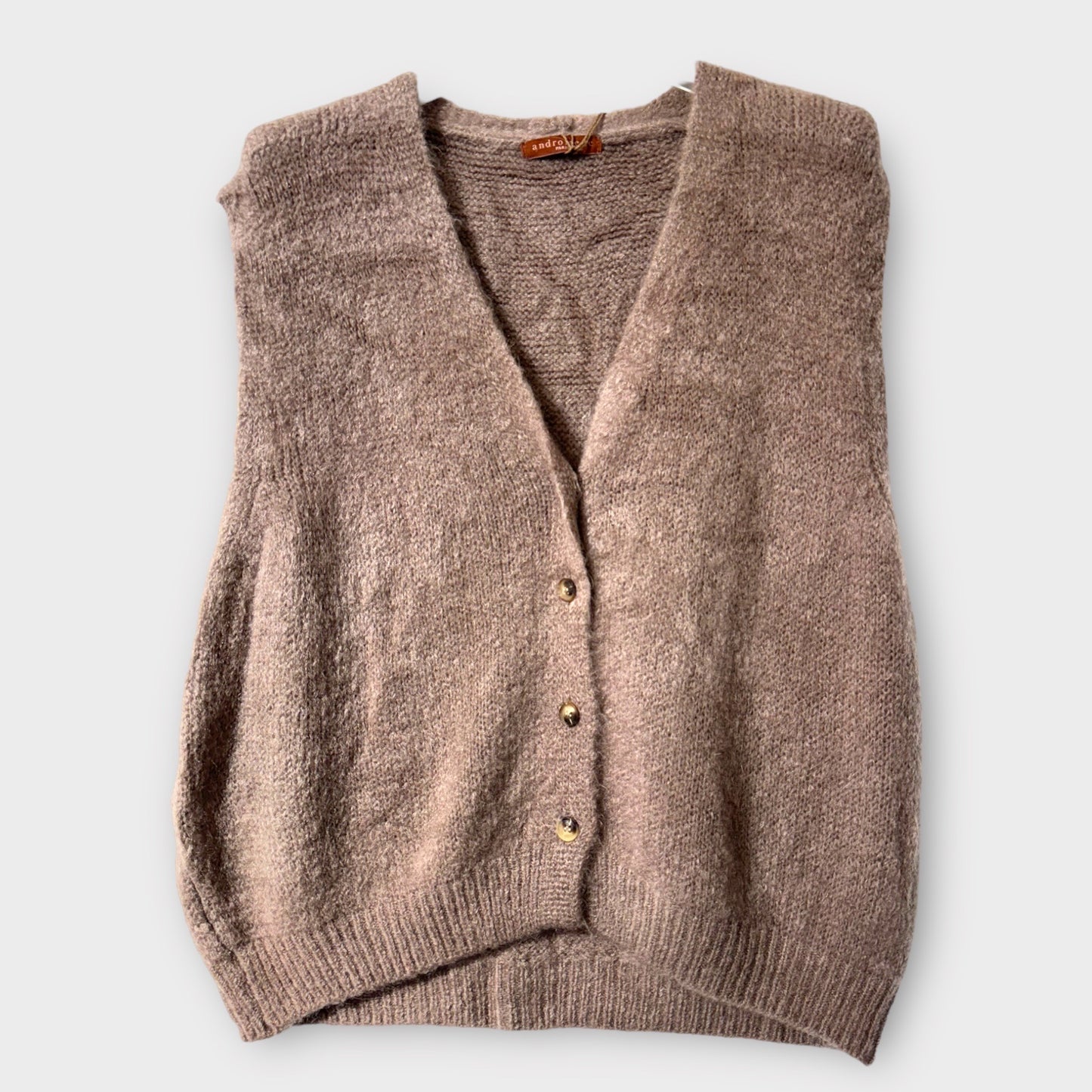 Gilet sans manches kid mohair